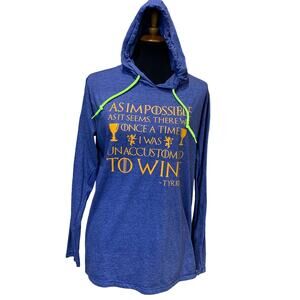 Game of Thrones Ladies XL Tyrion Unaccustomed to Wine PolyCotton Hoodie Tee